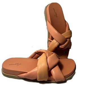 Women's Cosette Padded Slide Sandals - Universal Thread Coral Pink 6.5
